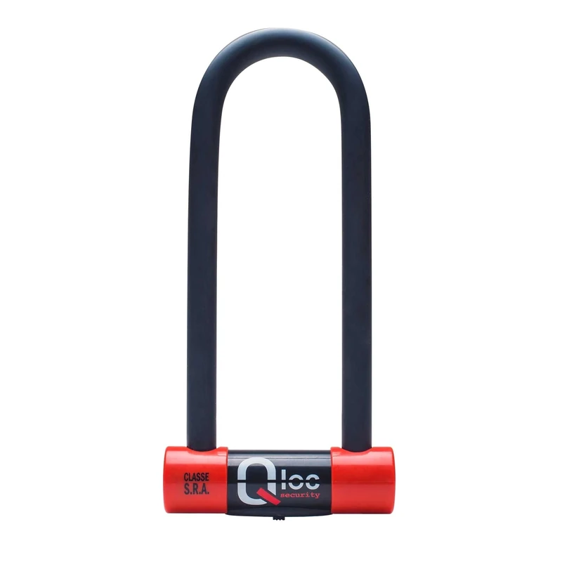 Qloc Security Lock U-Ø16-85/250 mm Class SRA Unisex-Adult, Nero, 85/250 mm EU