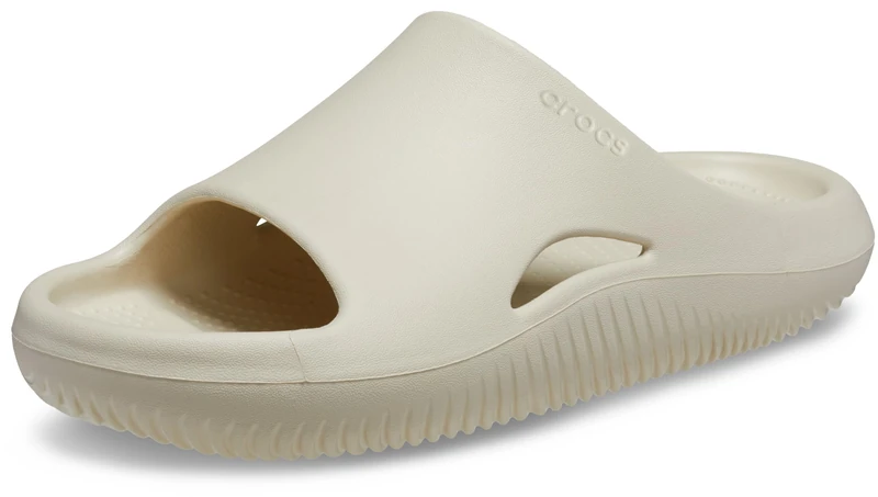 Crocs Unisex Mellow Recovery Slide - Bone - M10/W11
