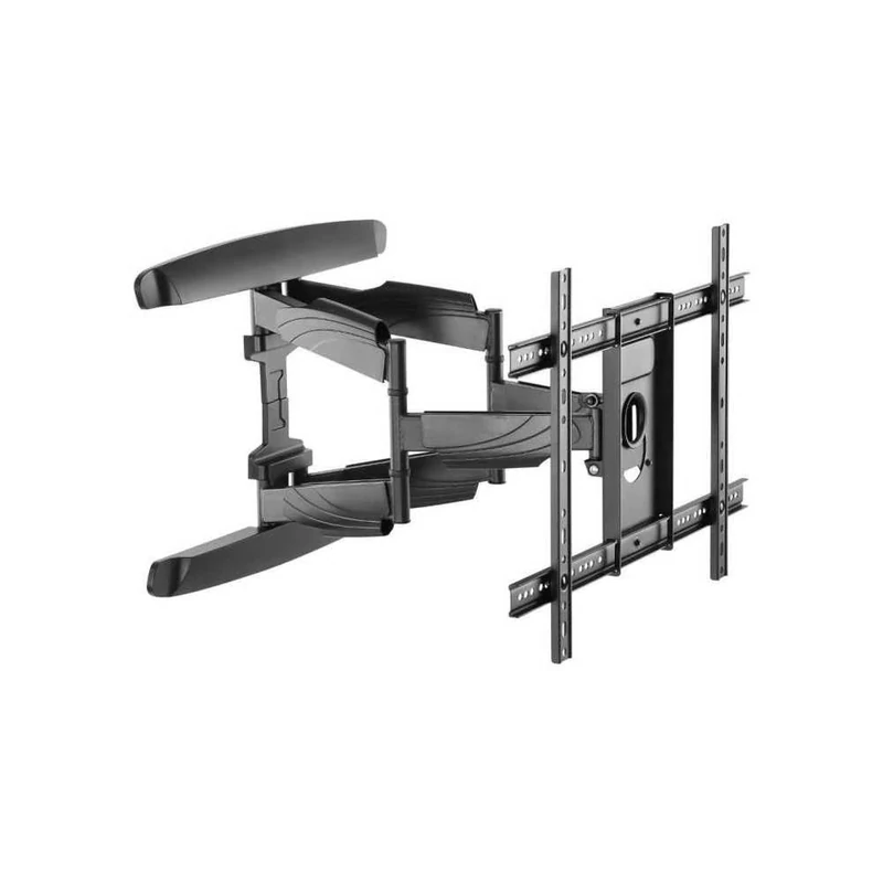 Slim Adjustable TV Stand Extends from 40 to 70 inches, Wall Distance from 5.7 to 52 cm, Black - Image 1