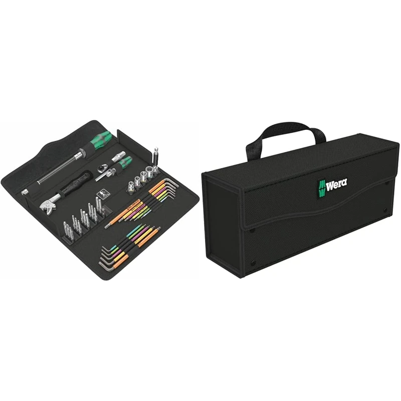 Wera 05134013001 Kraftform Kompakt F 1 screwdriving Tool Set for Window Builders, 35 Pieces & 2go 3 Toolbox