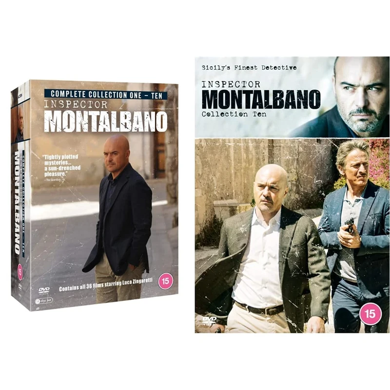 Inspector Montalbano Complete 1-10 Box Set [DVD] & Inspector Montalbano - Collection 10 [DVD]