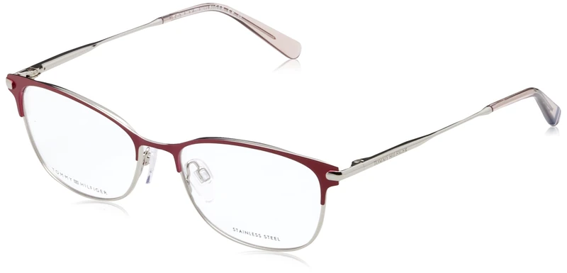 Tommy Hilfiger Women's Th 1958 Sunglasses, Matte Palladium Red, UK 40