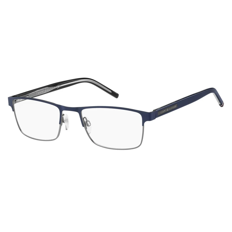 TOMMY HILFIGER TH 1944 H2T MATTE BLUE DARK RUTHENIUM 55/20/145 MAN Eyewear Frame