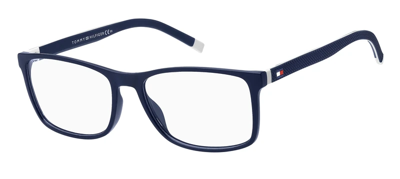 TOMMY HILFIGER TH 1785 ZE3 MATTE BLUE WHITE 55/17/140 MAN Eyewear Frame