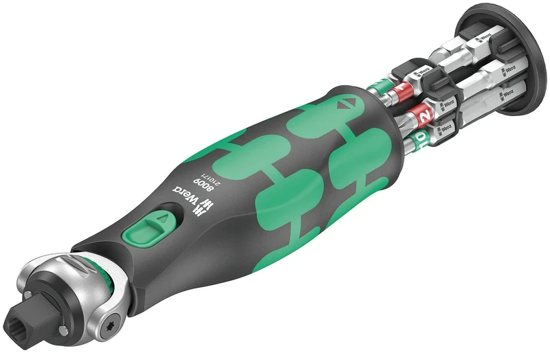 Wera 8009 Zyklop Pocket Set Imperial 1, Black-Green