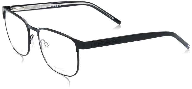 Tommy Hilfiger TH 1943 Men's Matte Ruthenium Black, 54, Matte Ruthenium Black