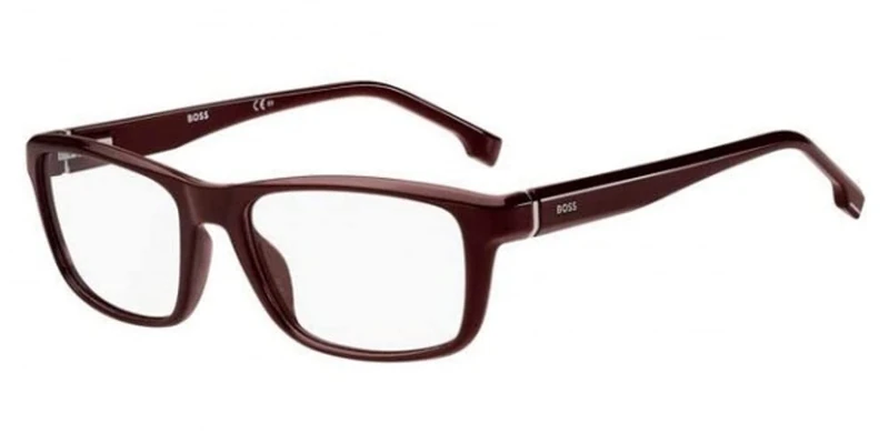 BOSS HUGO 1376 Glasses, Brown, 55 for Men, marrón