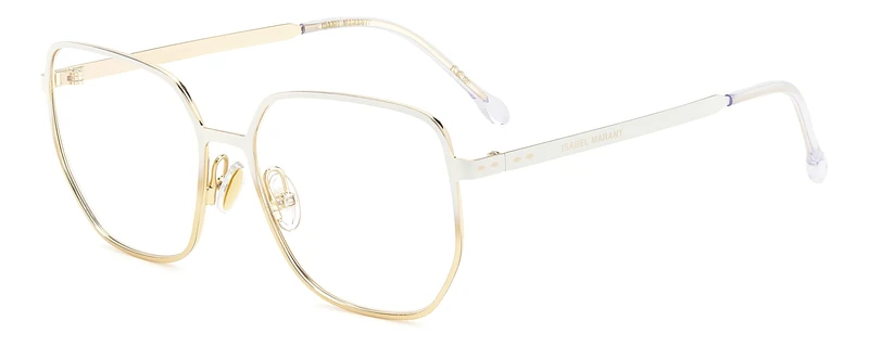 Isabel Marant Women's in 0095 Sunglasses, Ivory Gold, 5XL