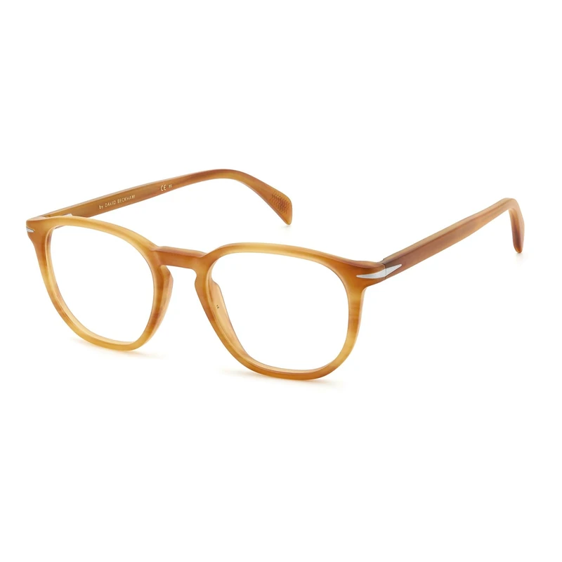 David Beckham Db 1106 C9B/19 HAVANA HONEY Eyewear Men's Acetate, Standard, 50