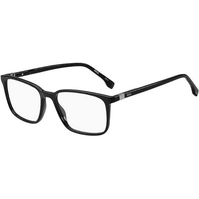 BOSS HUGO 1436 Glasses, Black, 55 for Men, Black