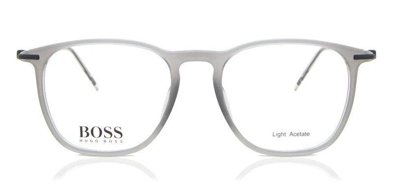 BOSS HUGO 1313 Glasses, Grey, 50 for Men, gris - Image 1