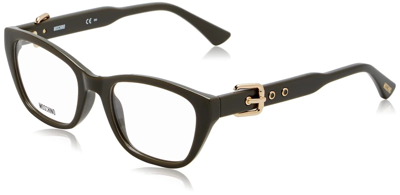 Moschino Women's Mos608 Sunglasses, Military Green, 51, Green (Military Green)