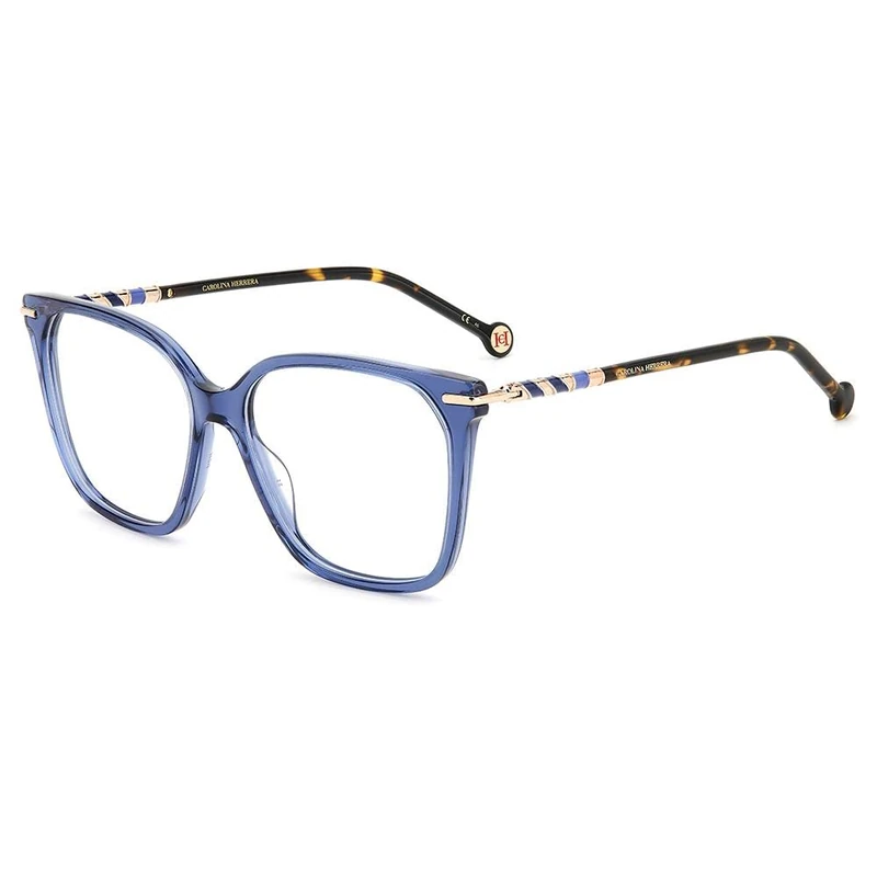 Carolina Herrera Women's Her 0094 Sunglasses, Blue/Brown (Blue Havana), 5XL