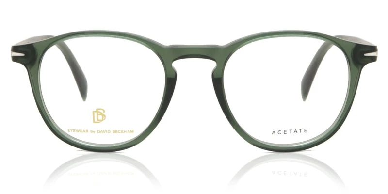 David Beckham DB 1018 Glasses, Green, 49 for Men, verde