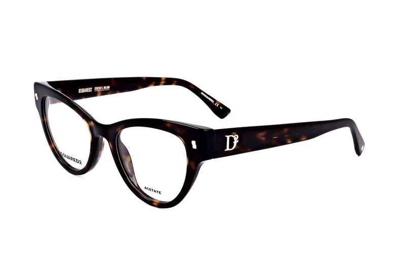 DSQUARED2 D2 0070 Glasses, Havana, 49 for Women, Havana