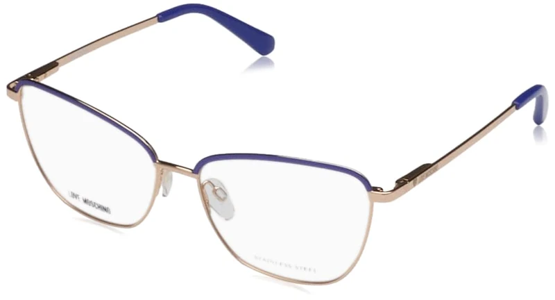 Love Moschino Women's Mol594 Sunglasses, Blue Gold, UK 30