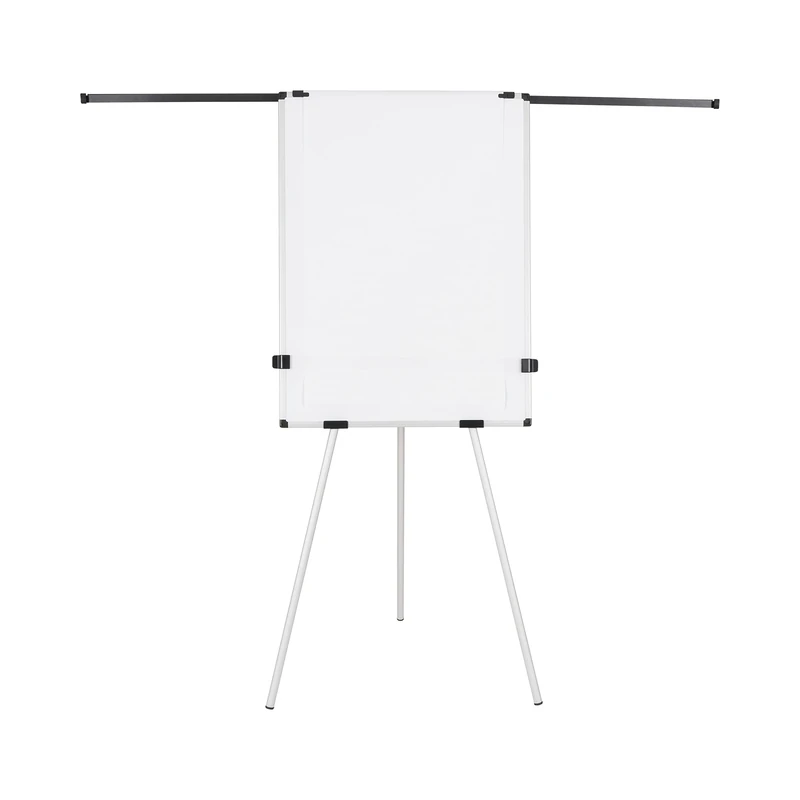 Bi-Office Earth Kyoto Paper Roll Tripod Magnetic Easel With Extendable Arms, 70 x 100 cm (Euro size), Dry Wipe Lacquered Steel Surface, Aluminium Frame
