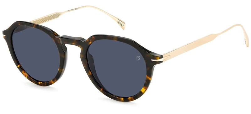 DAVID BECKHAM DB 1098/S Havana and gold men's sunglasses
