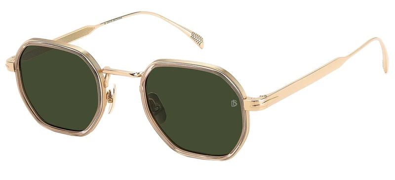 DAVID BECKHAM DB 1097/S Gold and Mud men's sunglasses