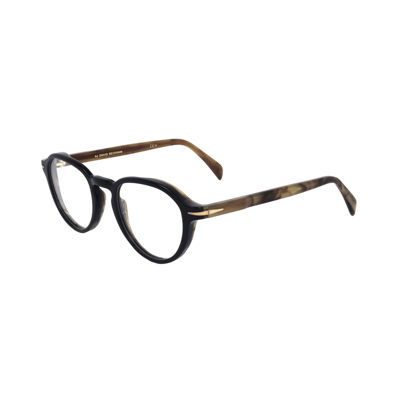 David Beckham Db 7086 0WM/21 BLACK BEIGE Eyewear Men's Acetate, Standard, 49