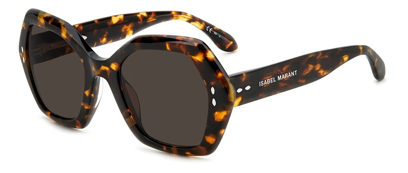 Isabel Marant Im 0107/g/s 086/70 HAVANA Sunglasses Women's Acetate, Standard, 53