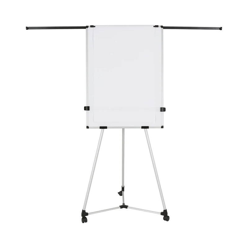Bi-Office Earth Kyoto Paper Roll Mobile Magnetic Easel With Extendable Arms, 70 x 100 cm (Euro size), Dry Wipe Lacquered Steel Surface, Aluminium Frame