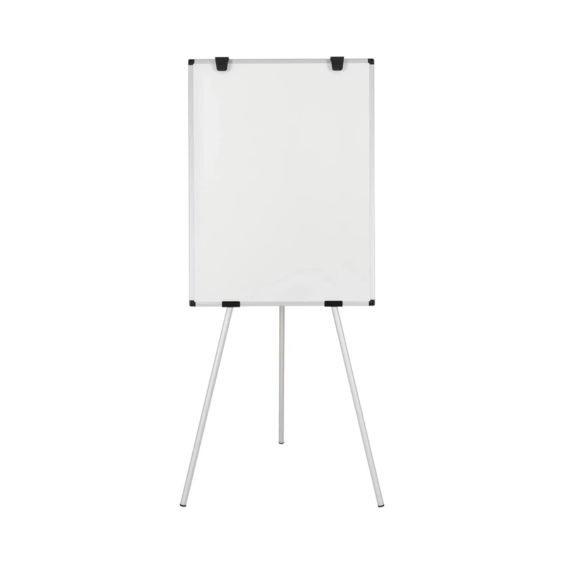 Bi-Office Earth Kyoto Flipchart Tripod Non Magnetic Easel, 70 x 100 cm (Euro size), Dry Wipe Surface, Aluminium Frame