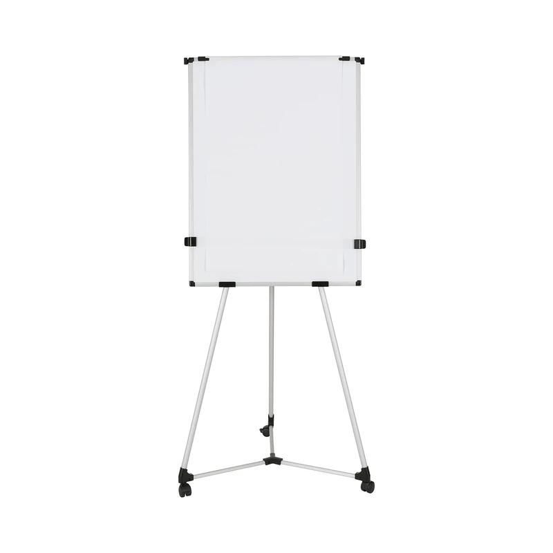 Bi-Office Earth Kyoto Paper Roll Mobile Non Magnetic Easel With Extendable Arms, 70 x 100 cm (Euro size), Dry Wipe Surface, Aluminium Frame