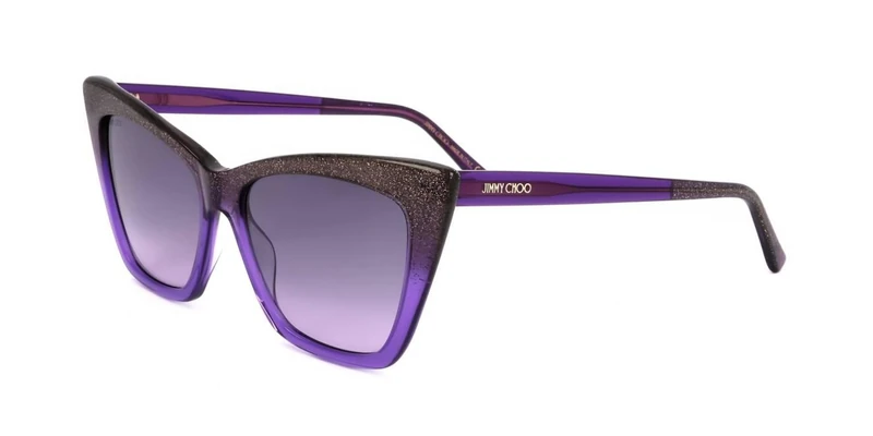 Jimmy Choo LUCINE/S MW2 GLITTER VIOLET 55/16/145 WOMAN Sunglasses