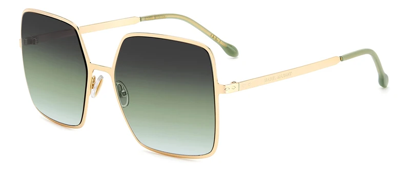 Isabel Marant Im 0102/s PEF/IB GOLD GREEN Sunglasses Women's Steel, Standard, 58