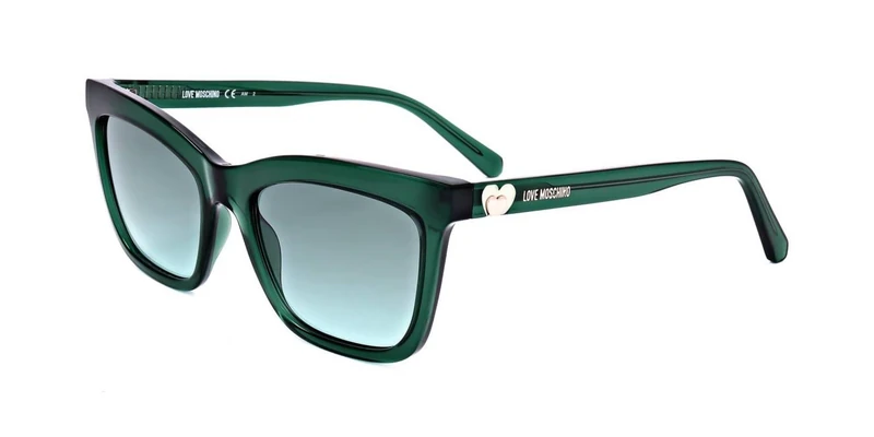 Moschino Love Mol057/s 1ED/EQ GREEN Sunglasses Women's Acetate, Standard, 54