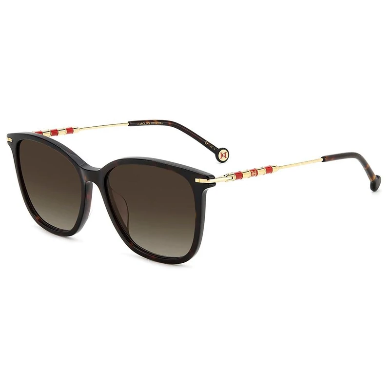 Carolina Herrera Her 0100/g/s 086/HA HAVANA Sunglasses Women's Acetate, Standard, 56