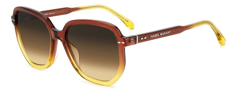 Isabel Marant Im 0097/g/s GLN/N4 BROWN YELLOW Sunglasses Women's Acetate, Standard, 57