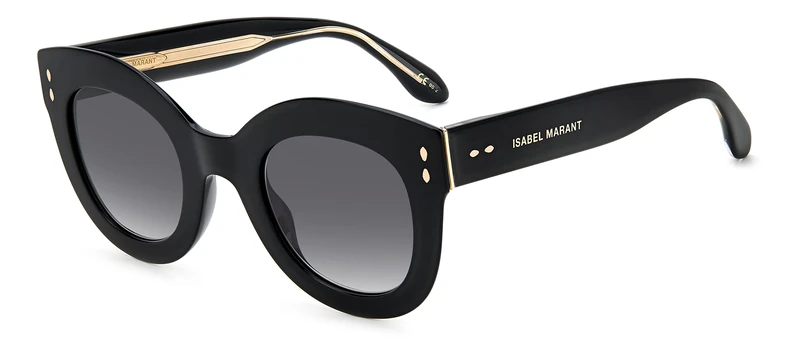 Isabel Marant Im 0073/s 807/9O BLACK Sunglasses Women's Acetate, Standard, 49