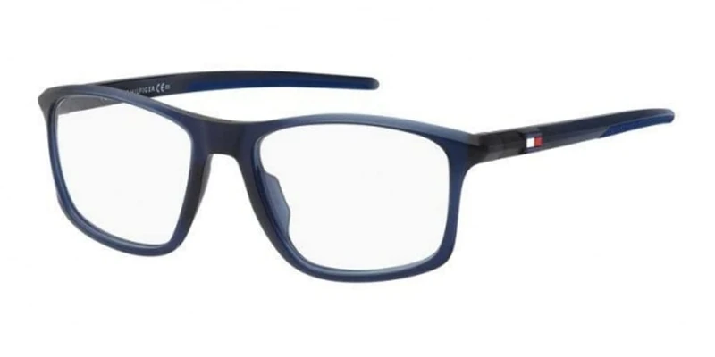 Tommy Hilfiger Th 1955 FLL/16 MATTE BLUE Eyewear Men's Propionate, Standard, 55