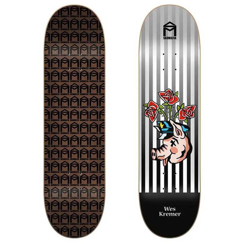 Sk8Mafia Kremer Pot Head 8.0"x32" Deck Chassis, Adults Unisex, Multicoloured (Multicoloured), One Size