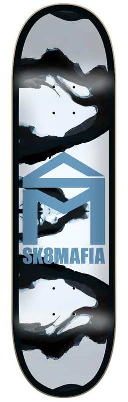 Sk8Mafia House Logo Liquid 8.0"x32" Deck Chassis, Adults Unisex, Multicolor (Multicolor), One Size