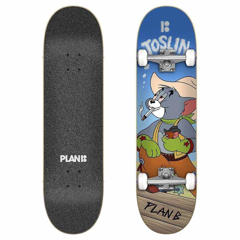 Plan B Joslin Cat & Mouse 7.75"x31.60" Complete Board, Adults Unisex, Multicoloured (Multicoloured), One Size