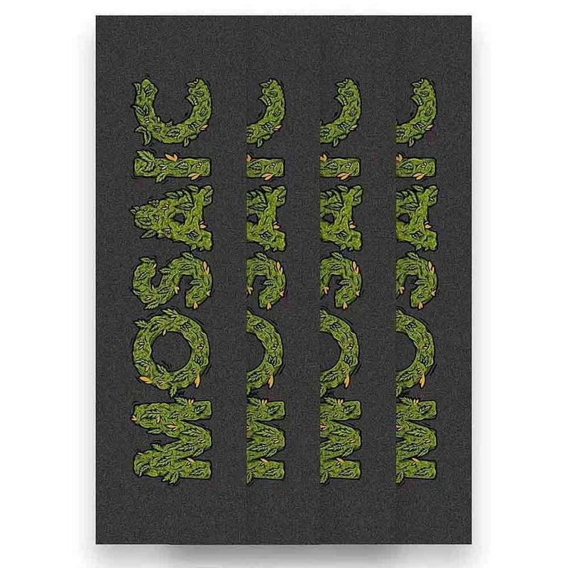 Mosaic All Over 9"x33" Griptape (4 Pack) Accessories, Adults Unisex, Multicoloured (Multicoloured), One Size