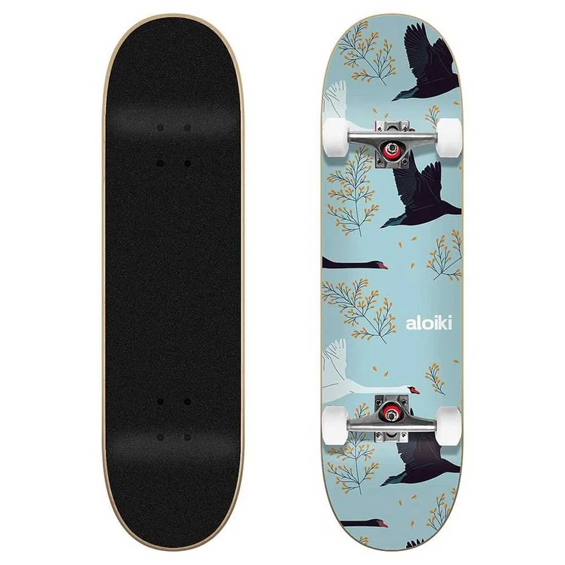 Aloiki Chen 7.6"x31.6" Complete Skateboard Board, Adults Unisex, Multicoloured (Multicoloured), One Size - Image 1