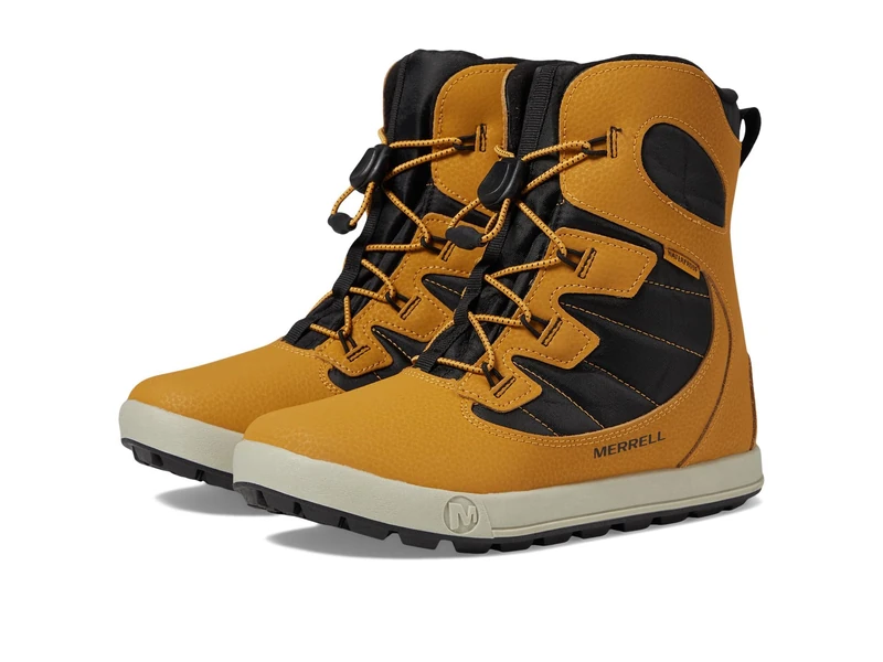 Merrell Kid's Snow Bank 4.0 WTRPF Boot, Wheat, 3 UK
