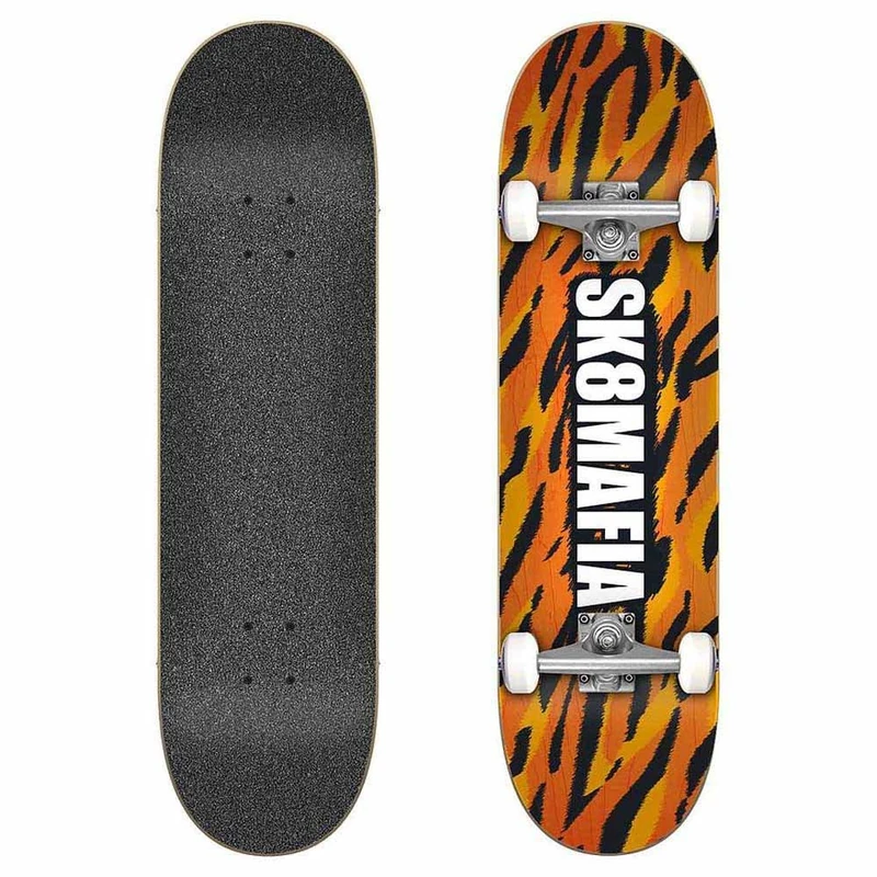 Sk8Mafia OG Logo Bengal 8.0"x31.85" Complete Board, Adults Unisex, Multicoloured (Multicoloured), One Size - Image 1