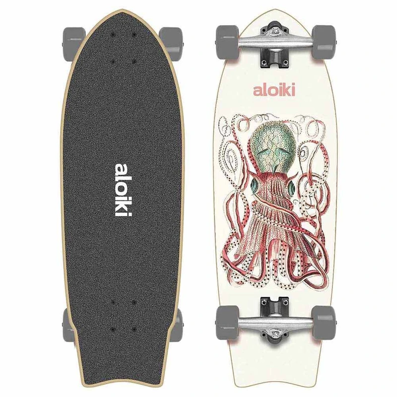Aloiki Octopus 28"x9" Cruiser Board, Adults Unisex, Multicoloured (Multicoloured), One Size - Image 1
