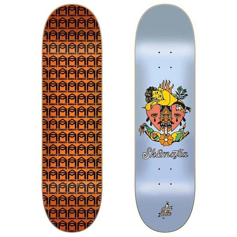 Sk8Mafia Sarmiento Boldline 7.75"x31.75" Deck Chassis, Adults Unisex, Multicoloured (Multicoloured), One Size