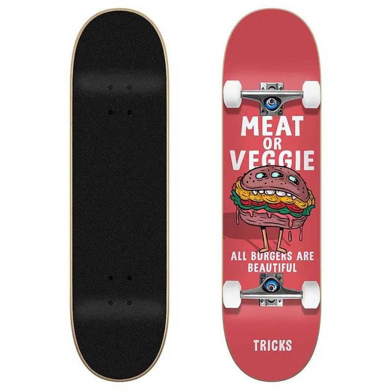 Tricks Burguer 7.75"x31.60" Complete Board, Adults Unisex, Multicoloured (Multicoloured), One Size - Image 1