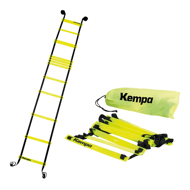 uhlsport Coordination Ladder Training Set, Adults Unisex, Fluorescent Yellow/Black (Multicoloured), One Size