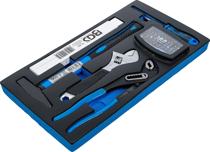 BGS 2002-9 | Foam Tray for BGS 2002 | Hand Tools and Bit Set | 37 pcs.