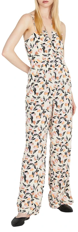 Sisley Women's Overall 4b8blt00b Jumpsuit, Multicolour 77L, 12