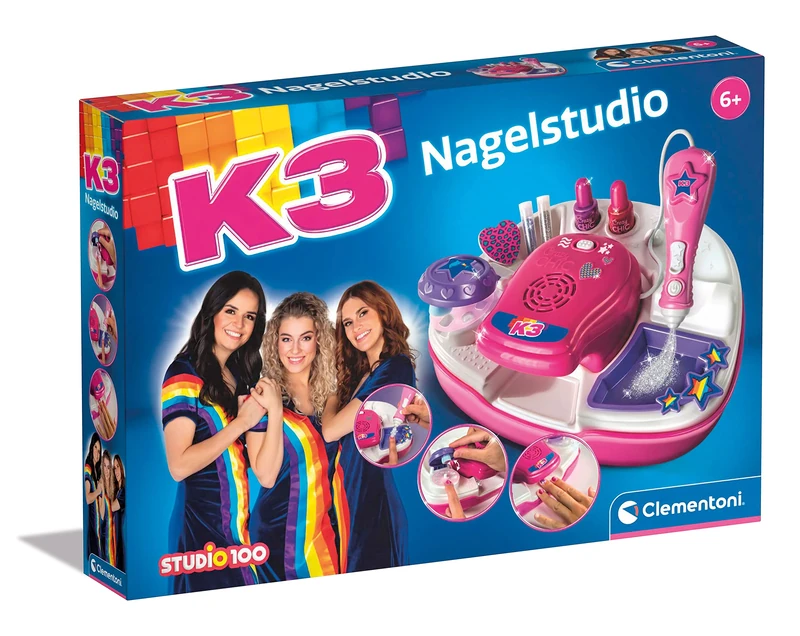 Clementoni K3 Nail Studio - Colours & Crafts Set 56147