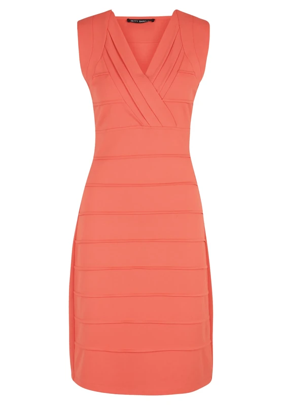 Betty Barclay Women's 1327/1005 Dress, Hot Coral, 42